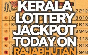 kerala lottery jackpot today